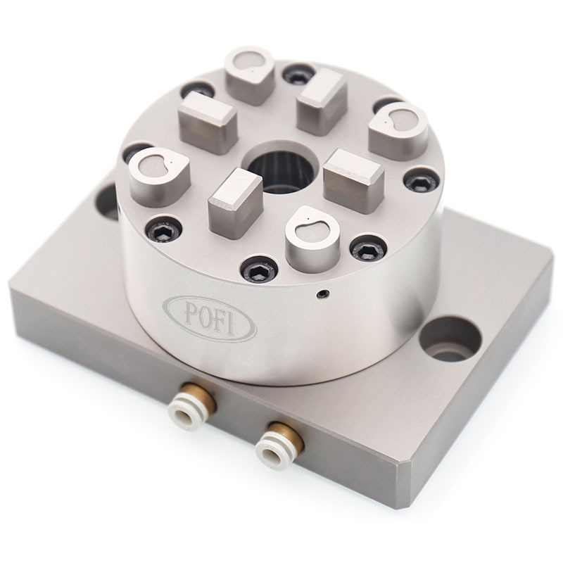 Mandril pneumático MacroStd com placa de base 3R-3R-600.10-30
