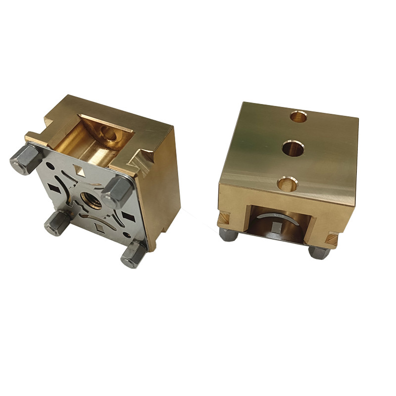Suporte plano de latão POFI 51x51 com opção de montagem Slots de pinça ER-093780