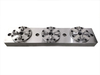 Mandril pneumático otimizado 3 em 1 com placa de base CNC ER-035519 